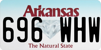 AR license plate 696WHW