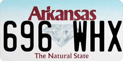 AR license plate 696WHX