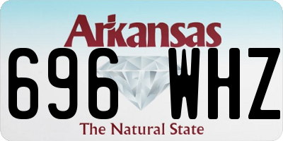 AR license plate 696WHZ