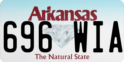 AR license plate 696WIA