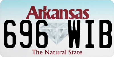 AR license plate 696WIB