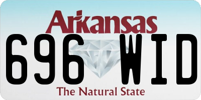 AR license plate 696WID