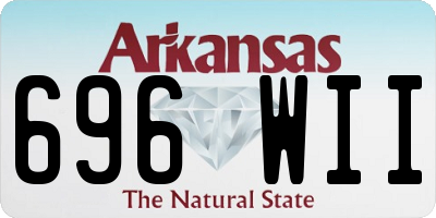 AR license plate 696WII