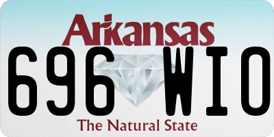 AR license plate 696WIO