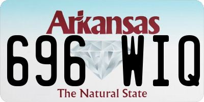 AR license plate 696WIQ