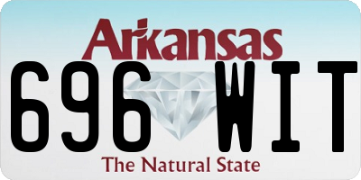 AR license plate 696WIT