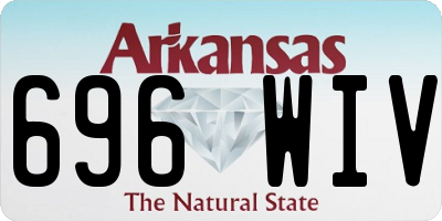 AR license plate 696WIV