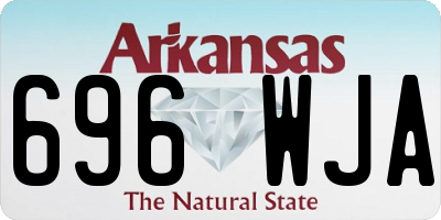 AR license plate 696WJA