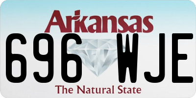 AR license plate 696WJE