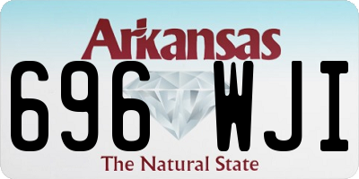 AR license plate 696WJI