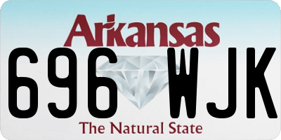 AR license plate 696WJK