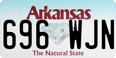 AR license plate 696WJN