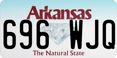 AR license plate 696WJQ