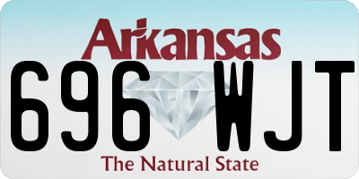 AR license plate 696WJT