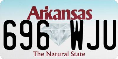 AR license plate 696WJU