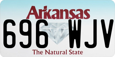 AR license plate 696WJV