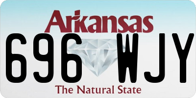 AR license plate 696WJY