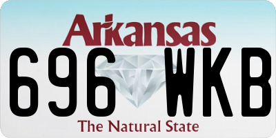 AR license plate 696WKB