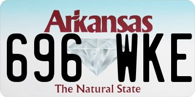 AR license plate 696WKE