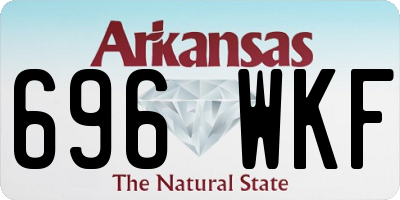 AR license plate 696WKF