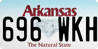 AR license plate 696WKH