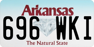 AR license plate 696WKI