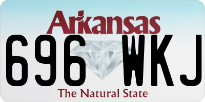 AR license plate 696WKJ