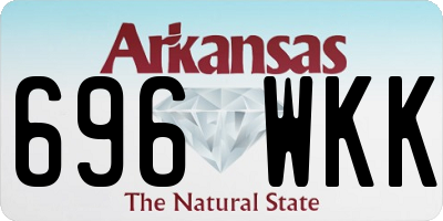 AR license plate 696WKK