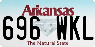 AR license plate 696WKL