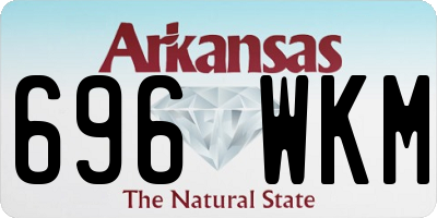 AR license plate 696WKM