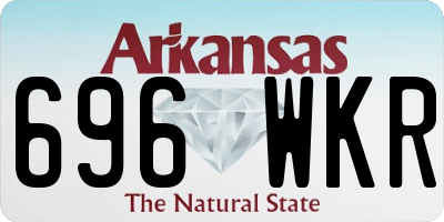 AR license plate 696WKR