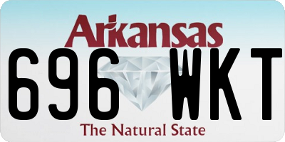 AR license plate 696WKT