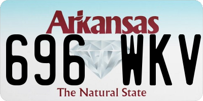 AR license plate 696WKV