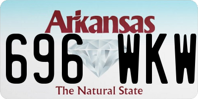 AR license plate 696WKW