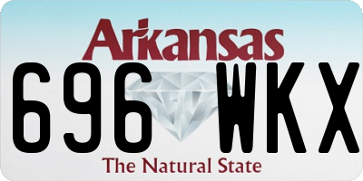 AR license plate 696WKX