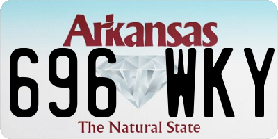 AR license plate 696WKY