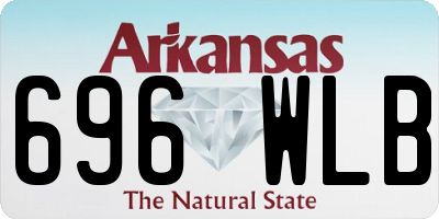 AR license plate 696WLB