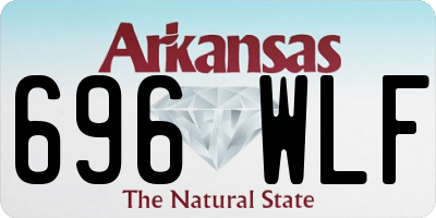 AR license plate 696WLF