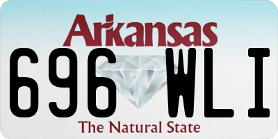 AR license plate 696WLI