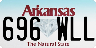 AR license plate 696WLL