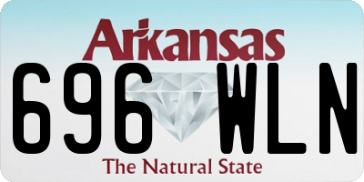 AR license plate 696WLN