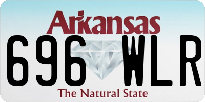 AR license plate 696WLR