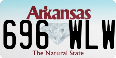AR license plate 696WLW