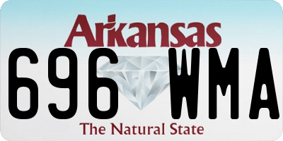 AR license plate 696WMA