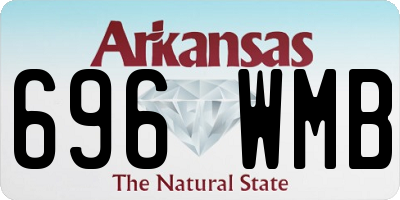 AR license plate 696WMB