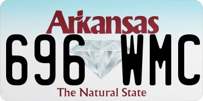 AR license plate 696WMC