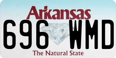 AR license plate 696WMD