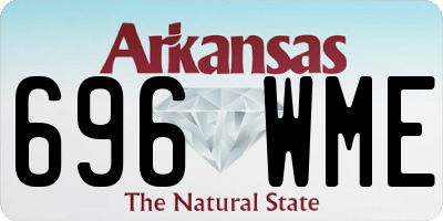 AR license plate 696WME