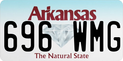 AR license plate 696WMG