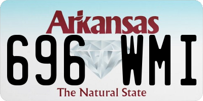 AR license plate 696WMI